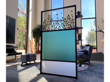 TETRIX - Freestanding aluminium and methacrylate screen by STUDIO T - view 2